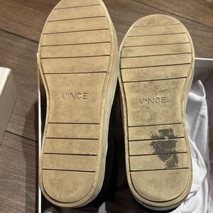 Women’s Vince Black Suede Chelsea-Style Slip-On